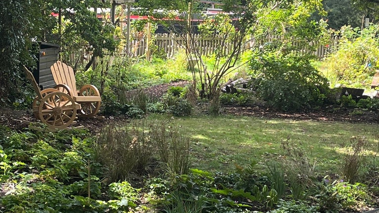 Garden created by RHS students